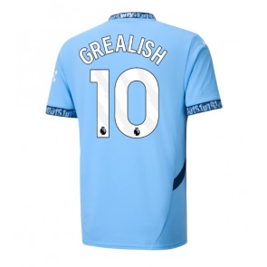 Manchester City Jack Grealish #10 Hjemmebanetrøje 2024-25 Kort ærmer